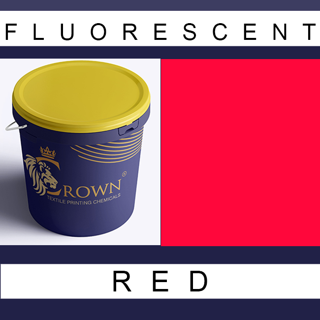 CROWN FLUORESCENT RED